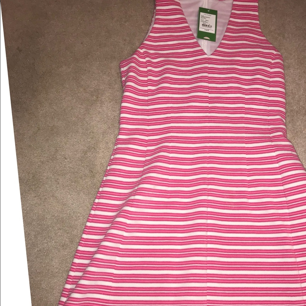 Lily Pulitzer NWT pink and white striped dress.